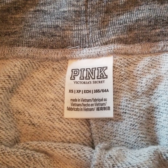 Pink Distressed Sweats - Picture 2 of 3